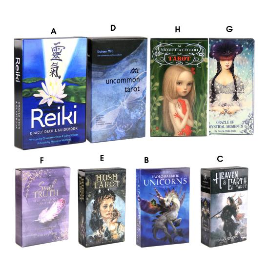 Tarot Cards English Entertainment Easy To Operate Family Gathering Party Energy Oracle Tarot Cards Game for Gift