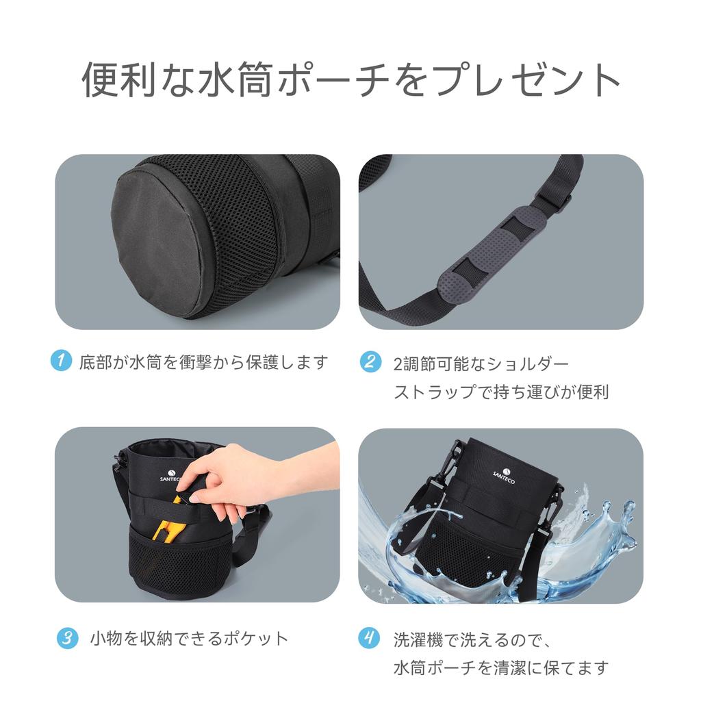 SANTECO Вакуумная Изолированная Вода Большая Сохраняет Холод или Бутылка из Нержавеющей Стали с Совместимая с Прямым Питьем Спортивная Широкая и Серебристая Бутылка,