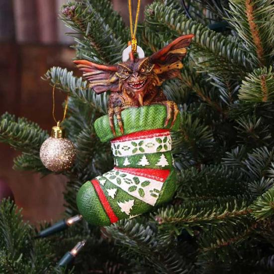 Креативная милая рождественская подвеска в форме чулка, фигурка собаки, летающего дракона, подвесное украшение для рождественской елки, праздник
