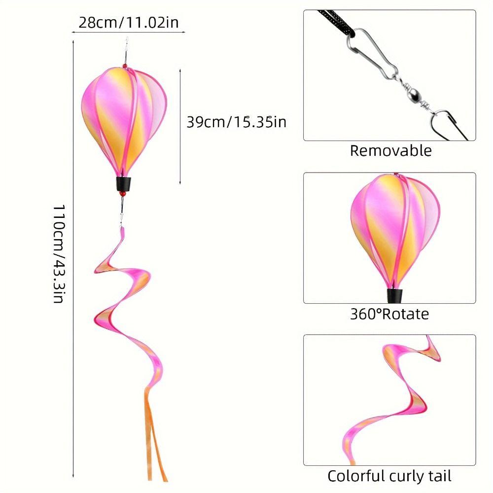 Воздушный шар в полоску Wind Spinner Wind Chime Детские игрушки для детского сада