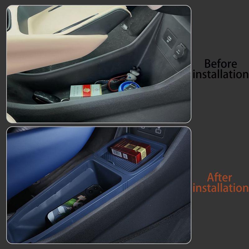 Для BYD Dolphin Mini Surf Atto 1 ~2026 2024 2025 Органайзер для хранения в центральной консоли Нижний ящик для хранения Аксессуары для интерьера