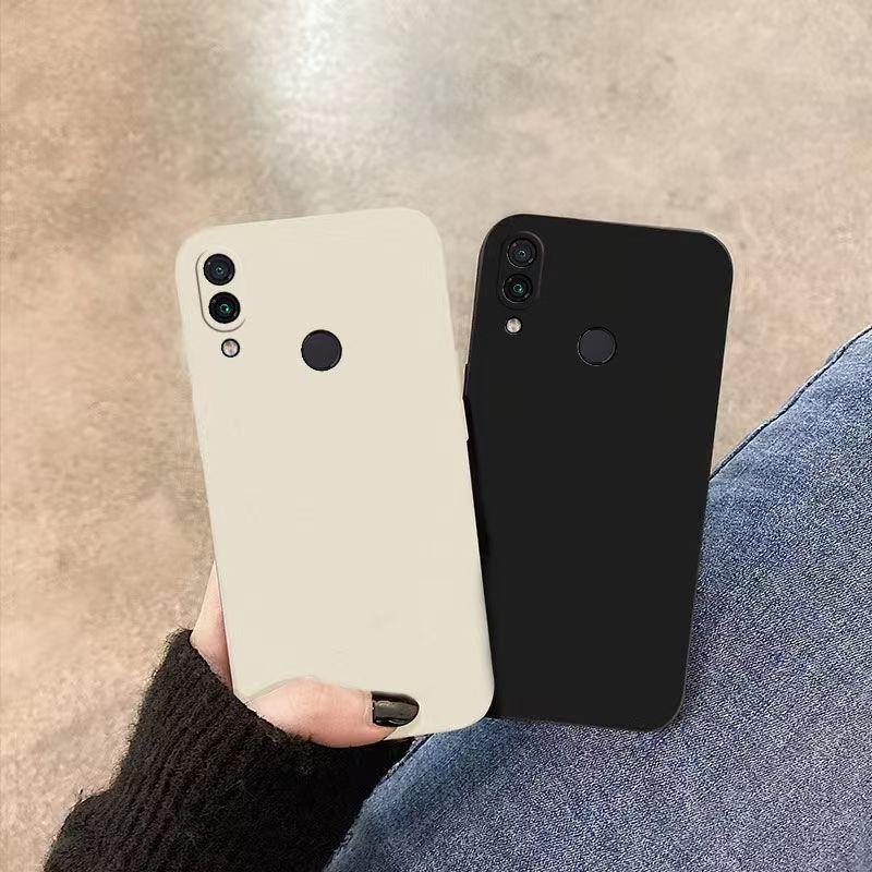 Квадратный Матовый Силиконовый Чехол Для Xiaomi Redmi Note 6 Pro Чехол-Крышка
