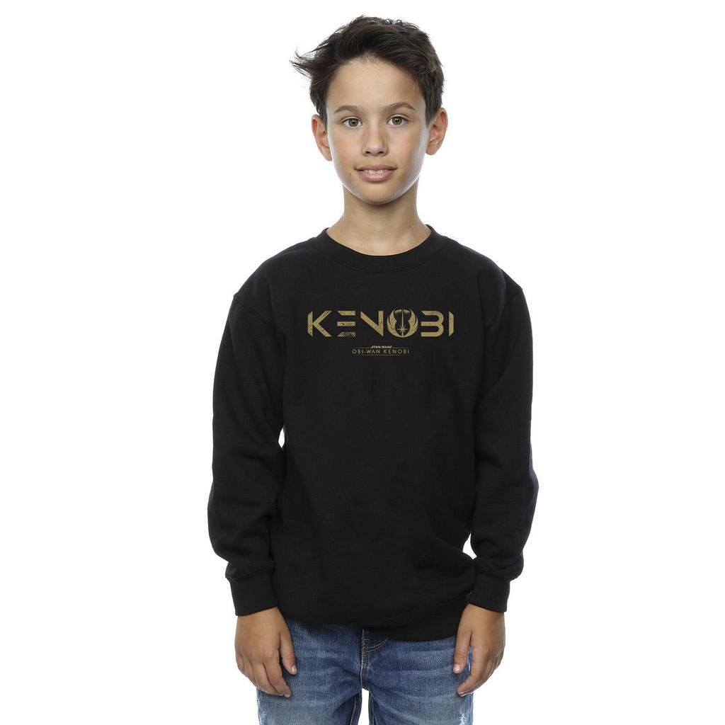 STAR WARS Boys Obi-Wan Kenobi Logo Sweatshirt