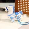 1 Piece 2026 Year Of The Horse Mascot Plush Toy Pendant Soft Realistic  Born Gifts Pony Doll Home Decoration Ornament