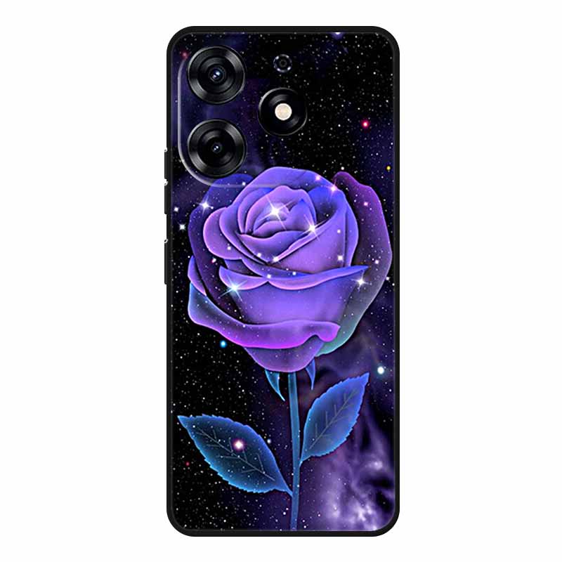 Милые Животные Мягкий Силиконовый TPU Чехол для Телефона Tecno Spark 20 Pro - Легкий и Ударопоглощающий Защитный Задний Чехол