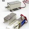12 В или 24 В постоянного тока Мини Электрический Металлический Маленький Болт Замок Магнитный Для Ящика Шкафа Шкафчика