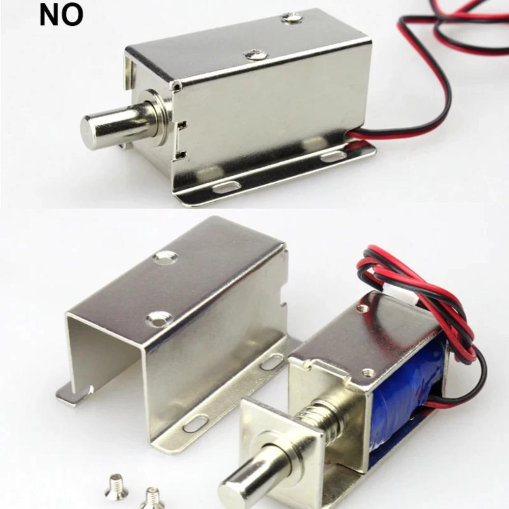 12 В или 24 В постоянного тока Мини Электрический Металлический Маленький Болт Замок Магнитный Для Ящика Шкафа Шкафчика