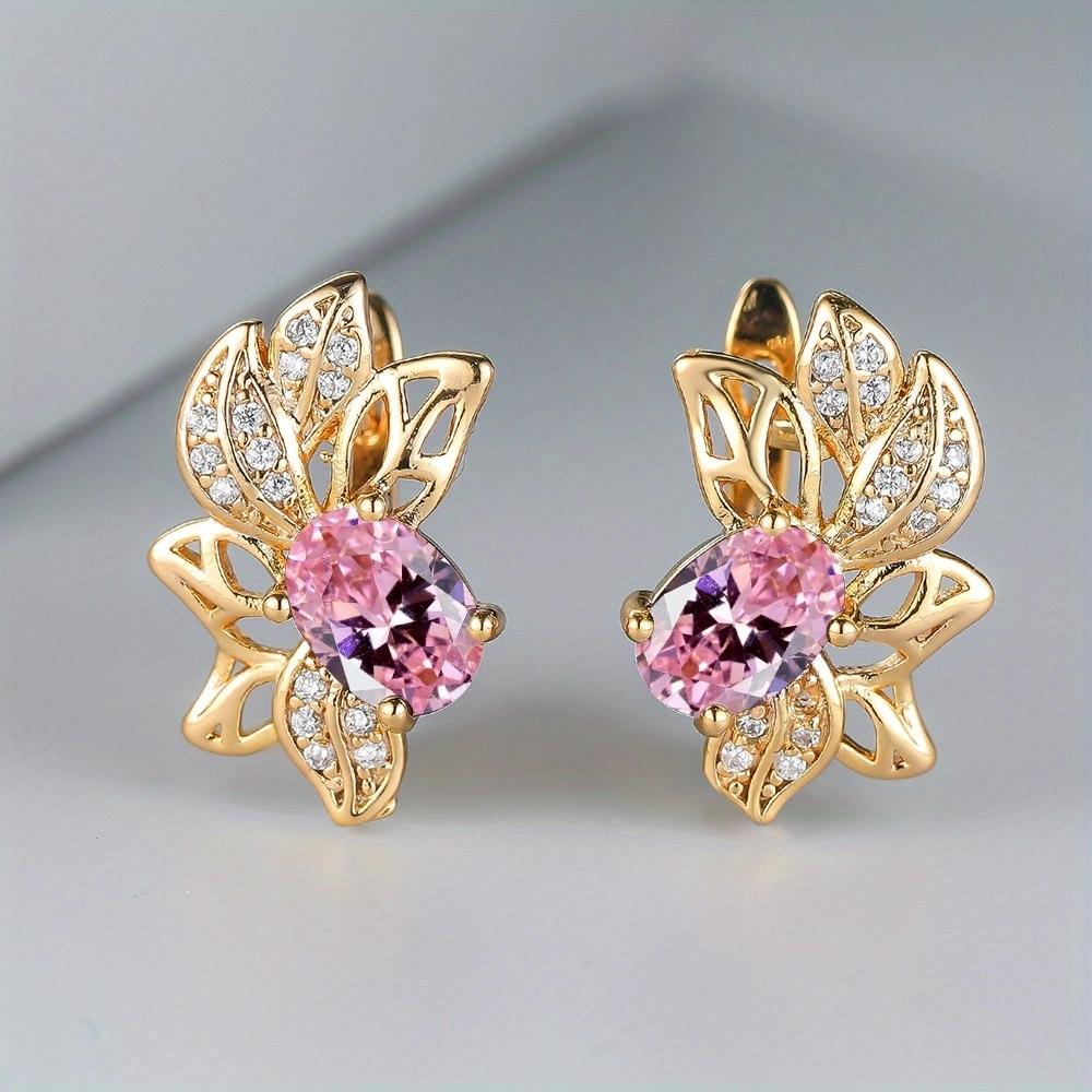 Серьги-капли золотого цвета для женщин, черные серьги с цветком циркона, винтажные серьги для невесты, свадебные украшения, подарок для вечеринки