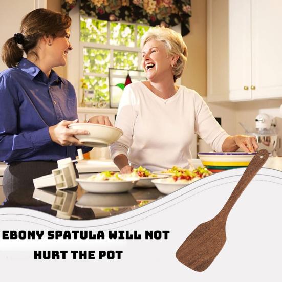 1/2 шт. Деревянные квадратные и диагональные лопатки для приготовления и помешивания, термостойкие кухонные инструменты для смешивания, гриля, подвесного хранения