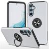 For Samsung Galaxy S25 Case PC+TPU Phone Cover with Rotatable Ring Holder