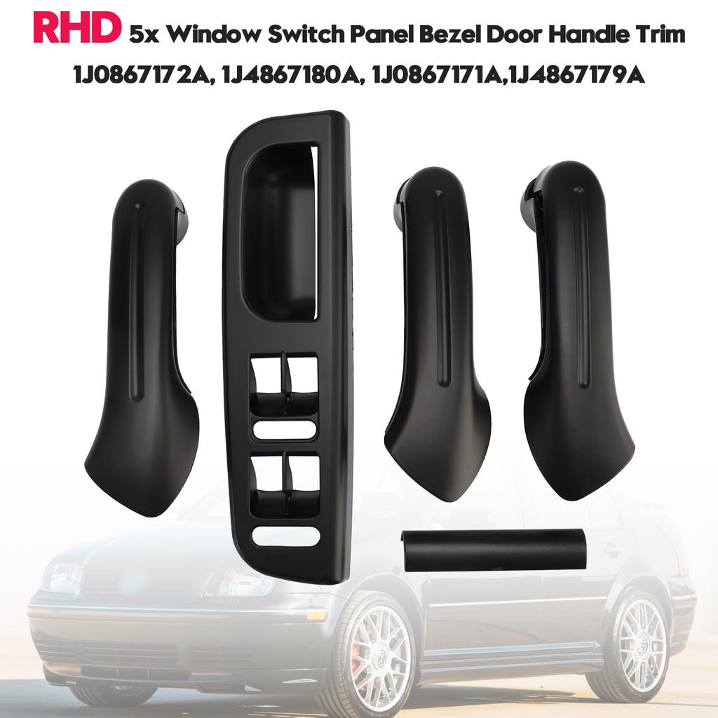 Накладка на ручку двери салона RHD + рамка переключателя для VW Golf MK4 Bora 1998-2005