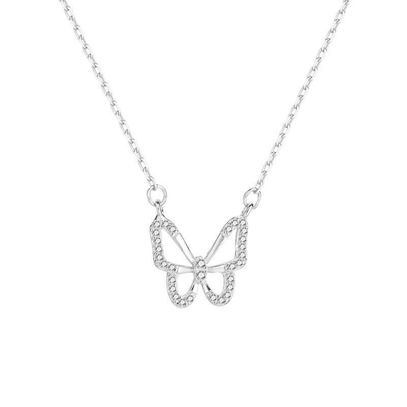 Хрустальное ожерелье-чокер с бабочкой и феей - Модное, простое и универсальное украшение для женщин