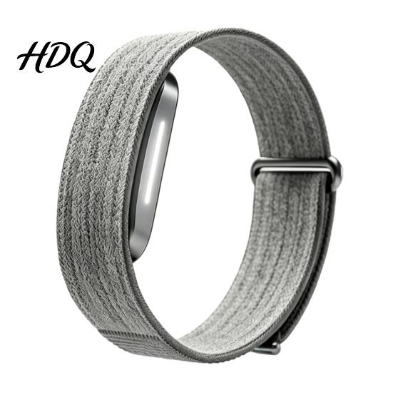 Мягкий сменный ремешок для повседневного ношения Hume Band 2.0 Плетеный нейлон Регулируемый Универсальный для часов и трекеров Браслет на запястье Дышащий Анти-пот Спортивный браслет