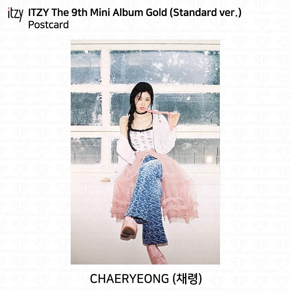 ITZY 9-й мини-альбом gold standard ver официальная фотокарточка открытка постер kpop