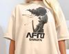 Винтажная футболка Afro Samurai V1 Natural и детская футболка кинопостер ретро винтаж Хлопок Мужская Женская подарок