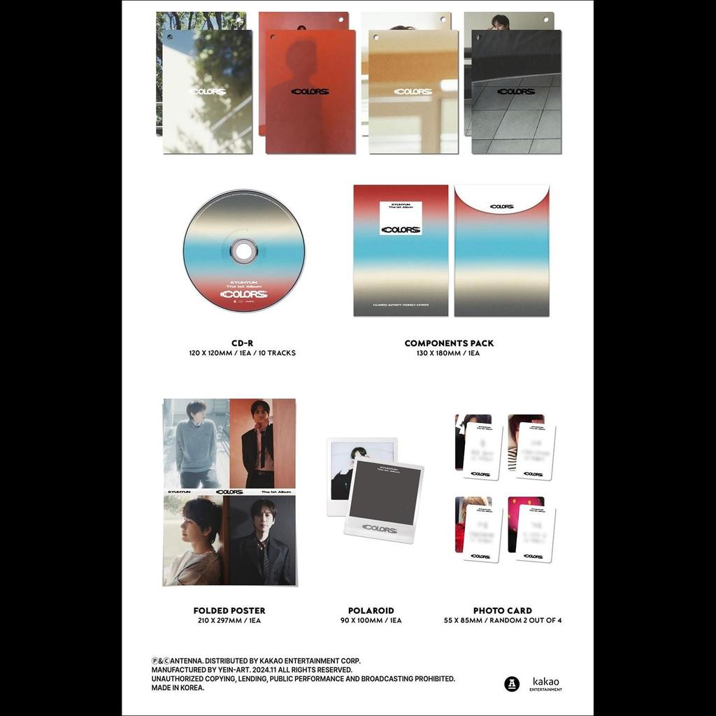 KYUHYUN - COLORS Swatch Book версия. / Первый альбом