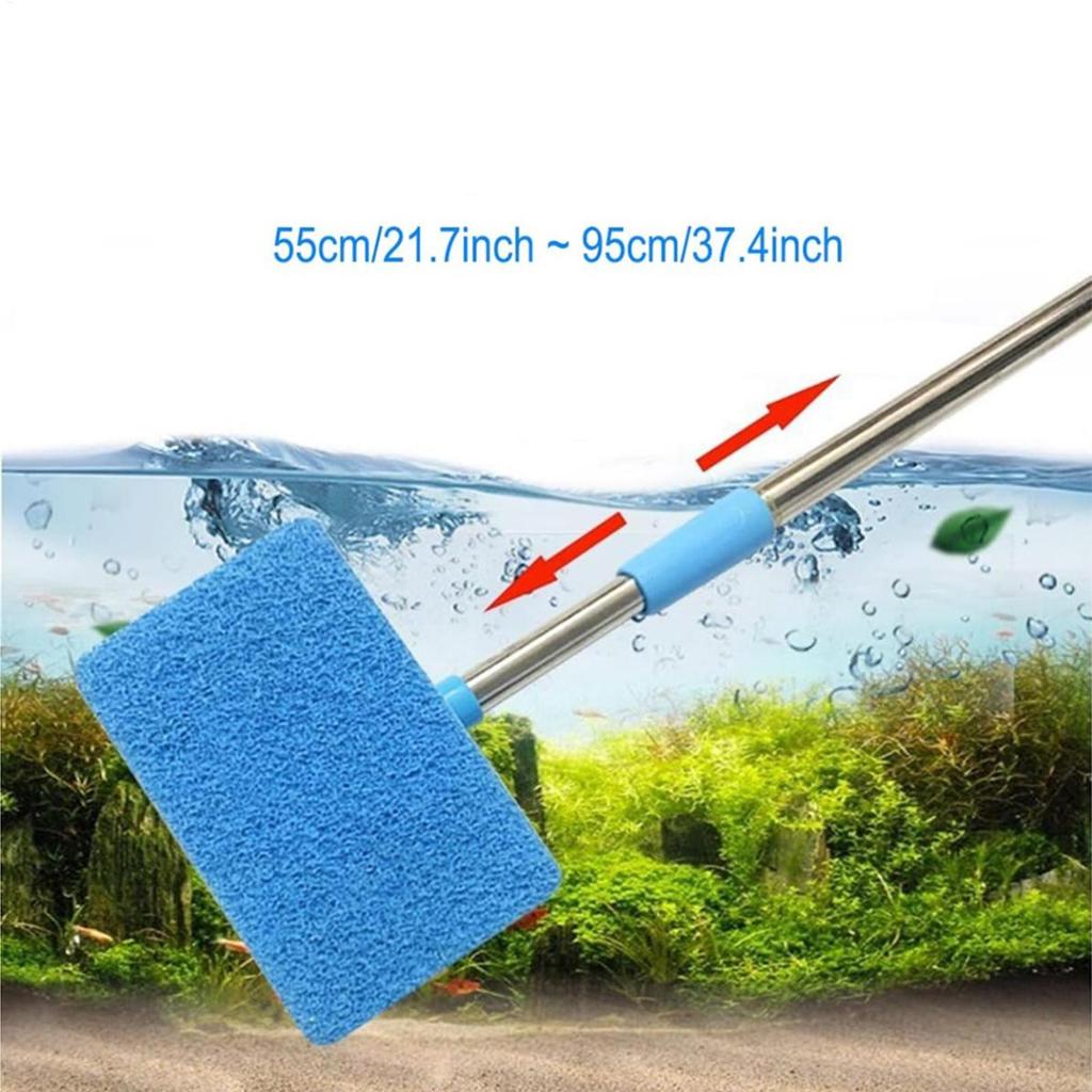 Высококачественные инструменты для чистки аквариума Скребок для водорослей, Плавающая губка, Щетки для чистки растений Для стекол аквариума