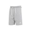 Solid Color Fitness Shorts With Drawstring Men Bottoms Grey DX0767-063