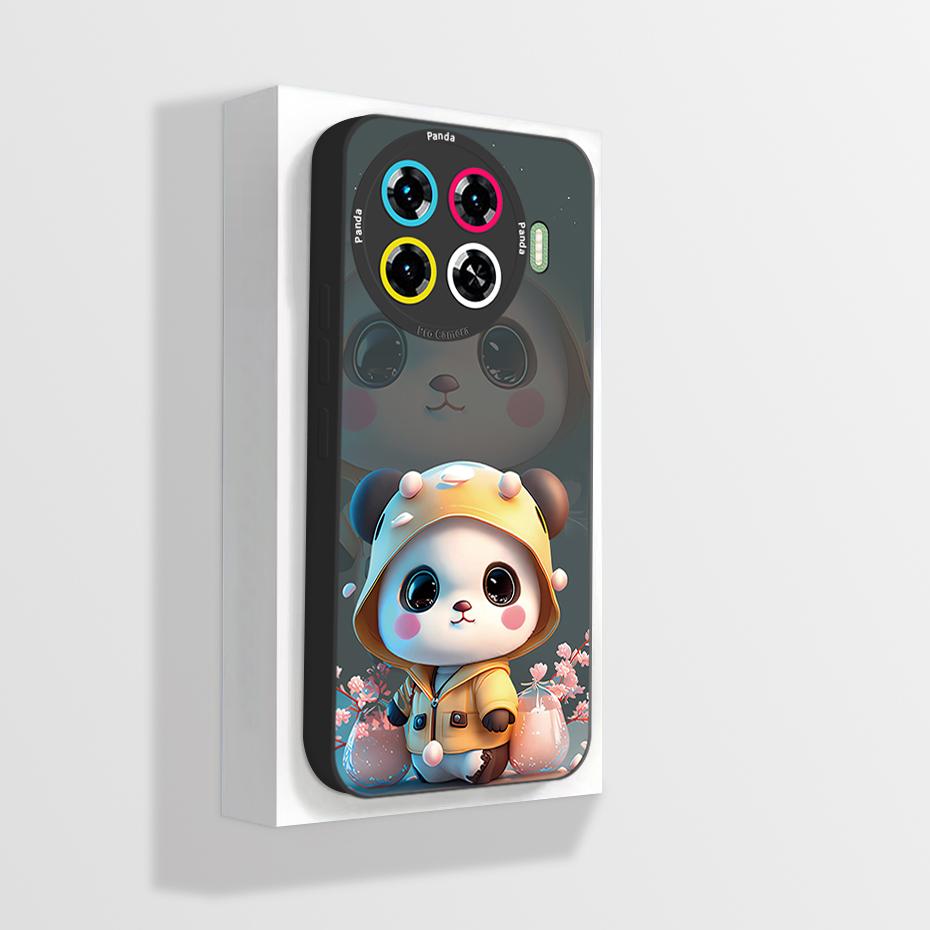 Case For Tecno Spark 20 Pro Plus 4G Phone Cover Cute Astronaut Soft Liquid Silicone Bumper Shell For Tecno Spark20ProPlus Fundas