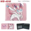 Pokemon Full Color Short Card Holder Folded Coin Purse Cute Pikachu Wallet 1pcs