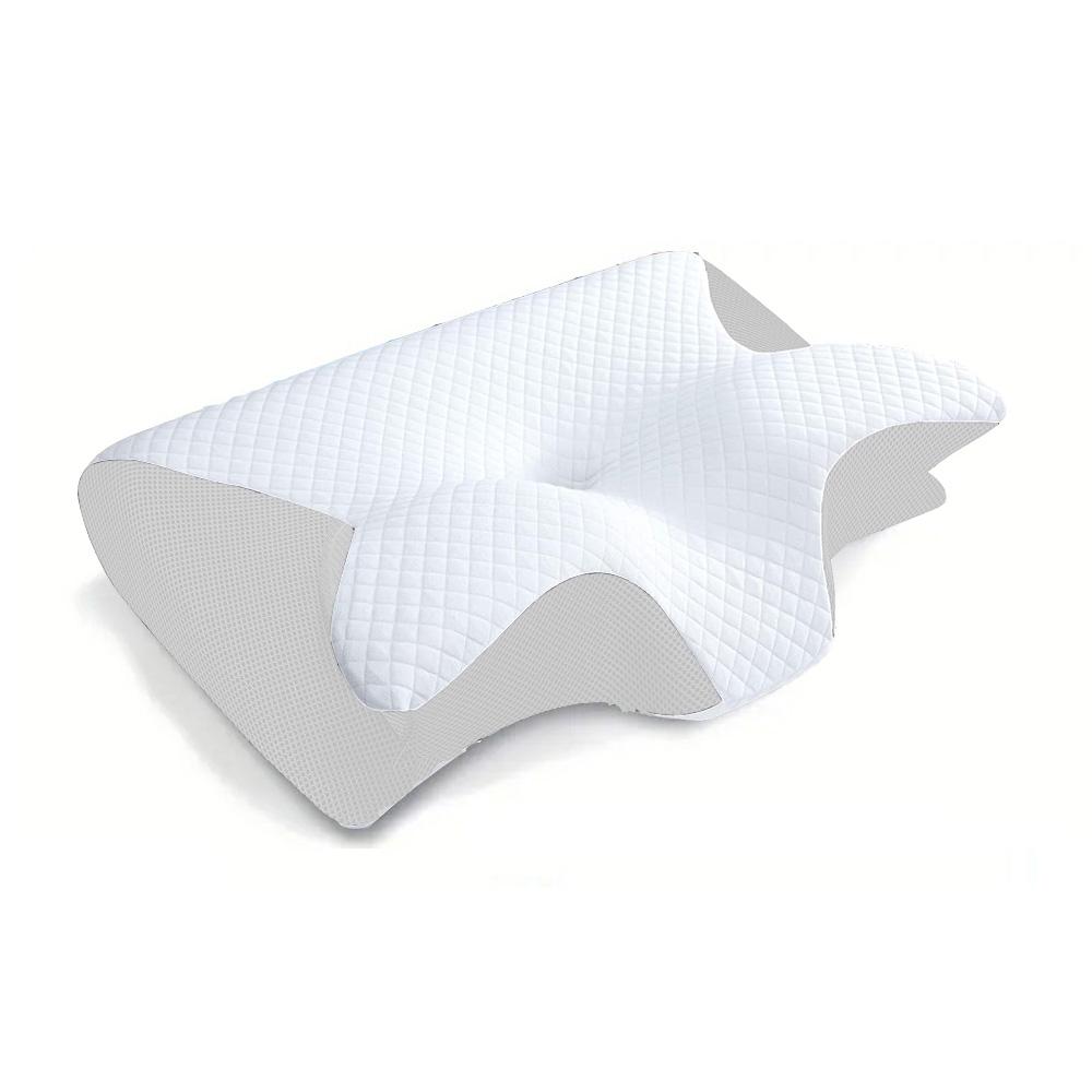 1pc Memory Foam Cervical Pillow 2 In 1 Ergonomic Contour Orthopedic Pillow for Neck Pain Contoured Support Pillows Neck Pillow