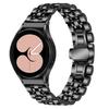 For Samsung Galaxy Watch4 Active 40mm/44mm/Watch4 Classic 42mm/46mm Stainless Steel Replacement Band 7 Beads Watch Bracelet Strap