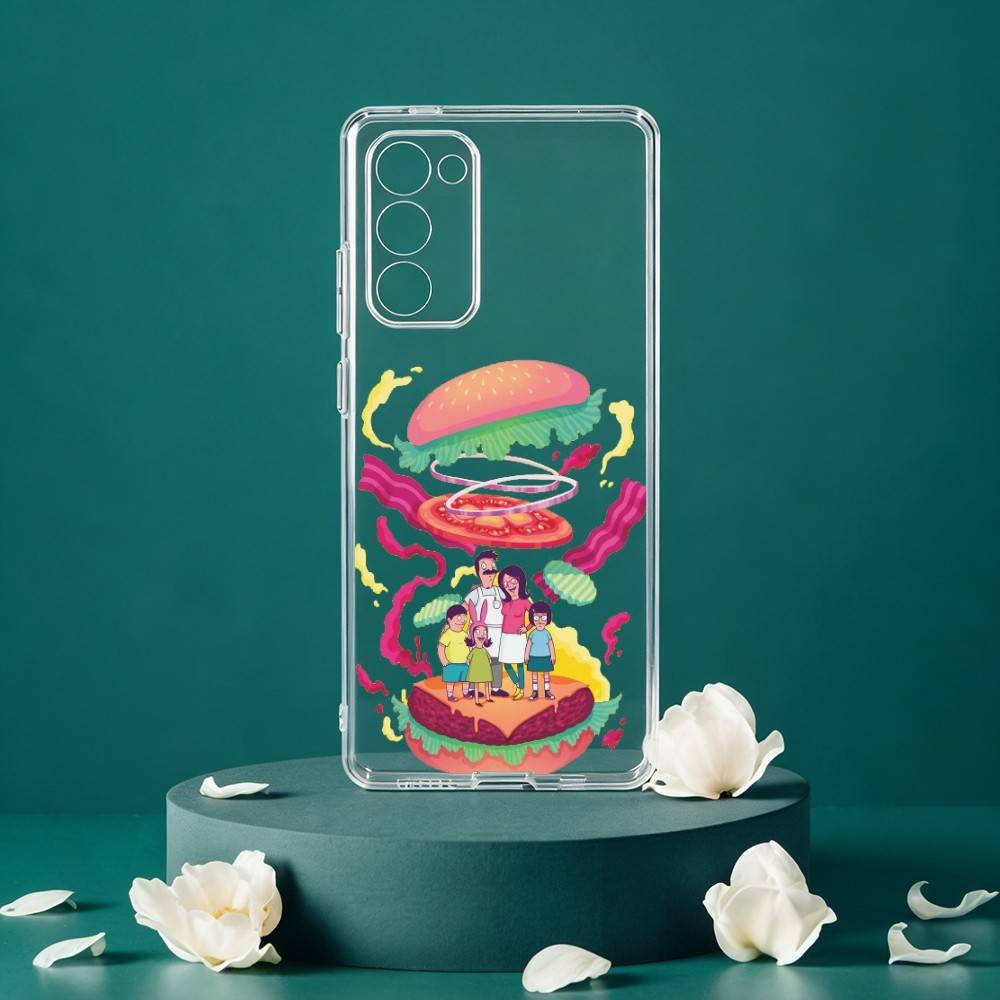 Чехол для телефона B-Bob's B-Burgers-RS для Samsung Galaxy S24 S25 S23 S22 S21 Plus S24 S25 Прозрачный чехол