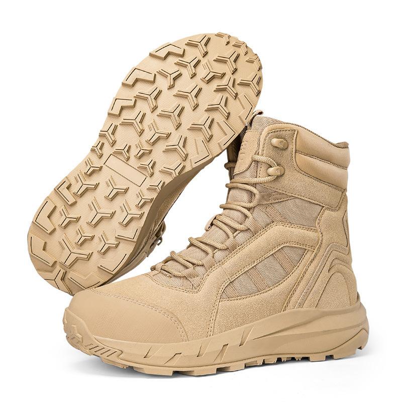 Новые дышащие тактические ботинки большого размера, специальные износостойкие тренировочные боевые ботинки для походов на открытом воздухе, военные ботинки с высоким голенищем