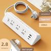 Multi-Function Triangular Power Strip with USB Ports