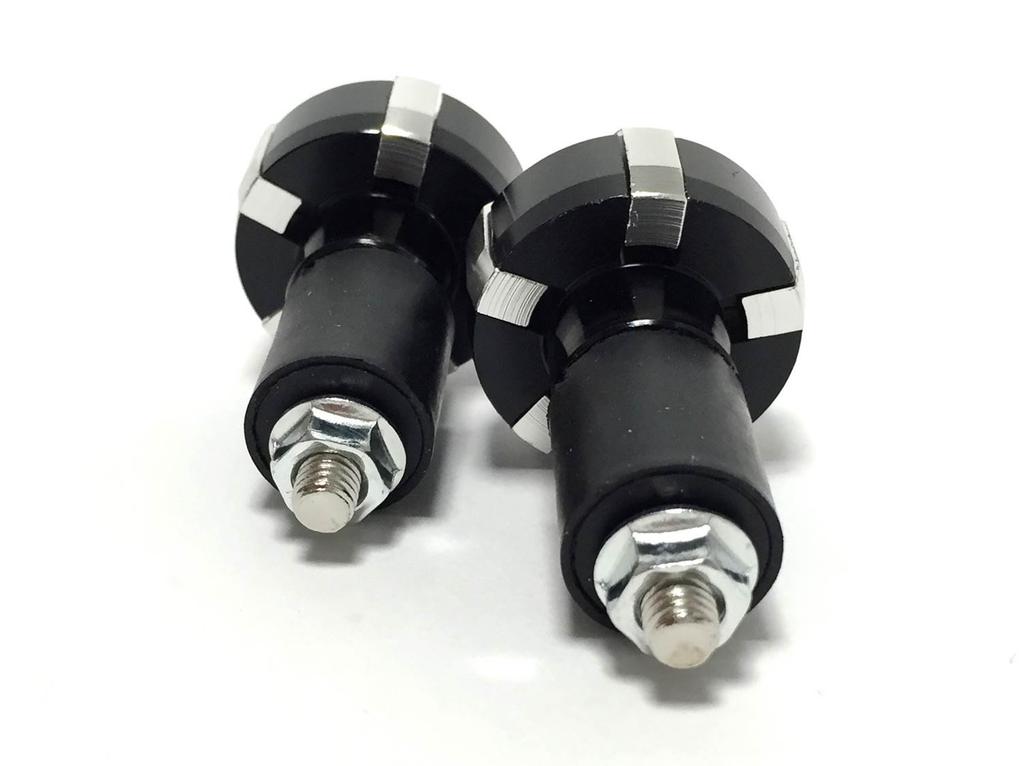 nakira 429 Grip Bar End for Motorcycles (Silver)