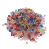 500 Pcs Acrylic Round Beads Colorful Round Acrylic Small Hole Beads Loose Beads for DIY Jewelry