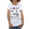 Disney Womens/Ladies Nightmare Before Christmas Many Faces Of Jack Squares Cotton T-Shirt