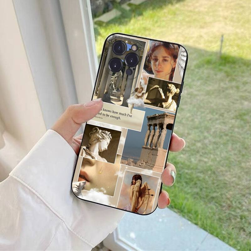 Чехол для телефона Art Aesthetics David Statue Famous Paintings для iPhone 13 Pro MAX 14 11 12 Mini X XS XR 6 7 8 Plus SE 2020 Soft TPU