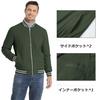 KEFITEVD varsity jacket mens lightweight autumn clothing outerwear large size jumper plain light business windbreaker