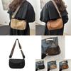 Trendy Pillow Bag For Women In Black Khaki And Brown Stylish Soft Pu Material