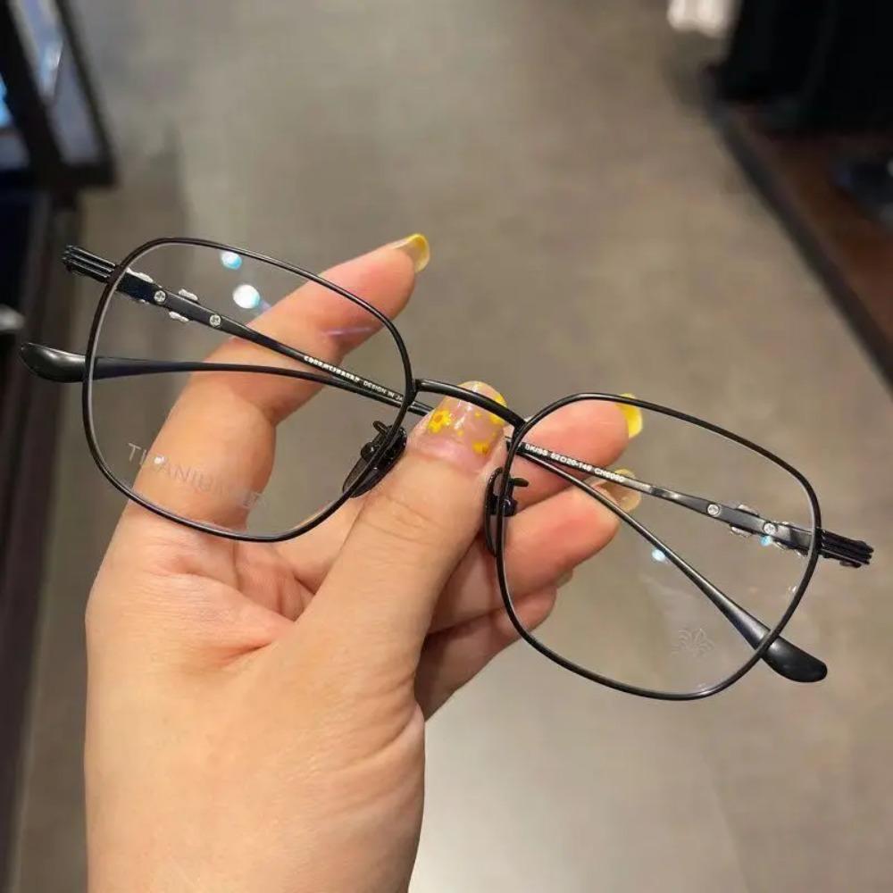 0~ -4.0 Фотохромные очки для близорукости Сверхлегкие очки в металлической оправе Очки для близорукости с защитой от синего света Прозрачные очки Большая оправа