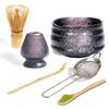DWCQRTM Японский чай Matcha Matcha Tea Ceremony Чай Matcha Tea Chasen Chasen Чай Matcha Sieve Set, Набор из 6 предметов, Набор, Принадлежности, Чаша, Совок, Держатель,