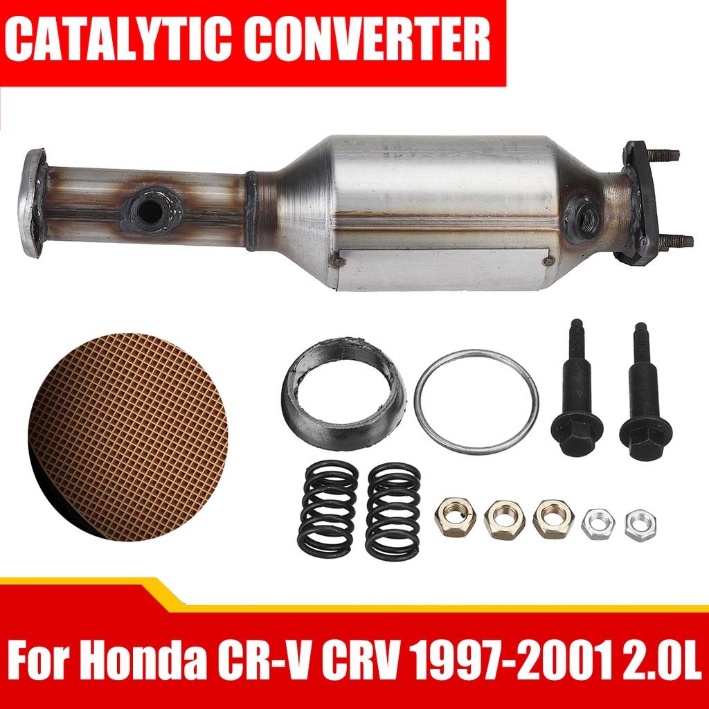 Universal Catalytic Converter Stainless Steel Ceramic For 1997 1998 1999 2000 2001 Honda CR-V CRV 2.0L