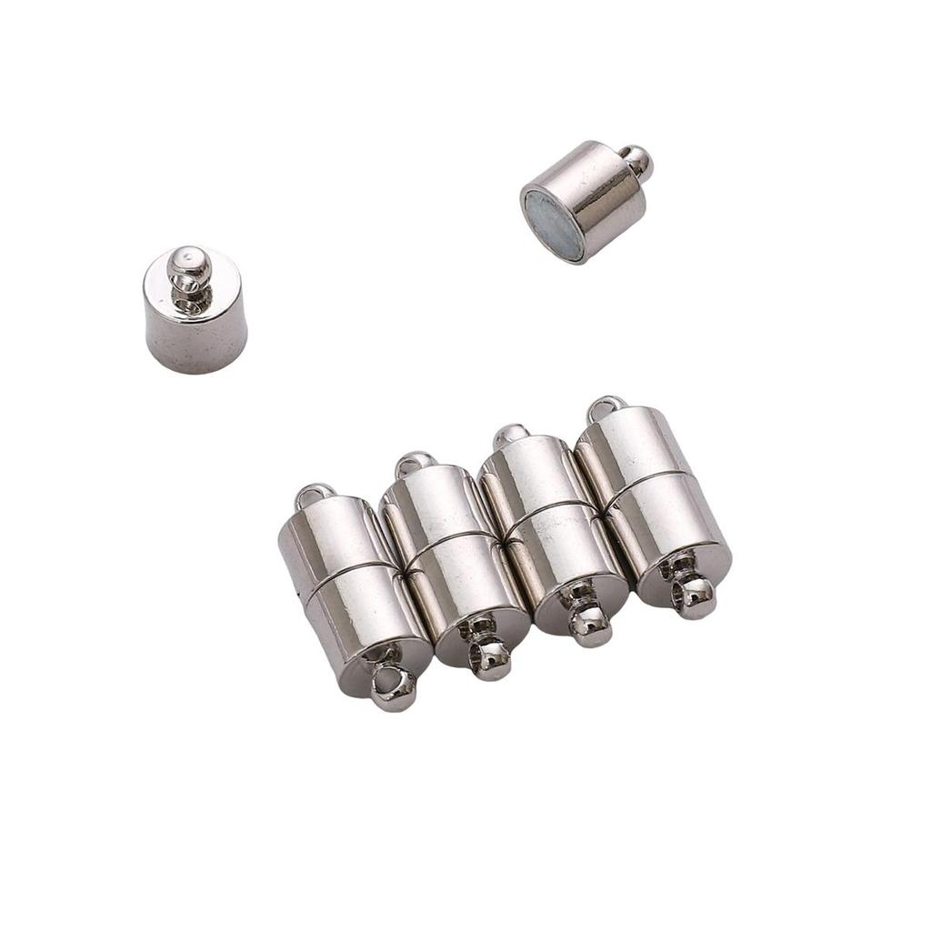 Copper Cylindrical Magnetic Buckle For DIY Jewelry Making Craft Accessories