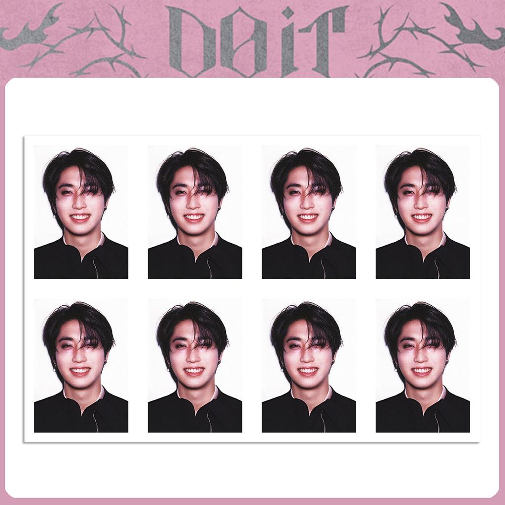 Новый комбинированный набор Stray Kids Do It ID-фотонаклейка Skzoo ID-фотонаклейка Фото 1 дюйм Наклейка ПВХ Аксессуары для паспорта Подарок