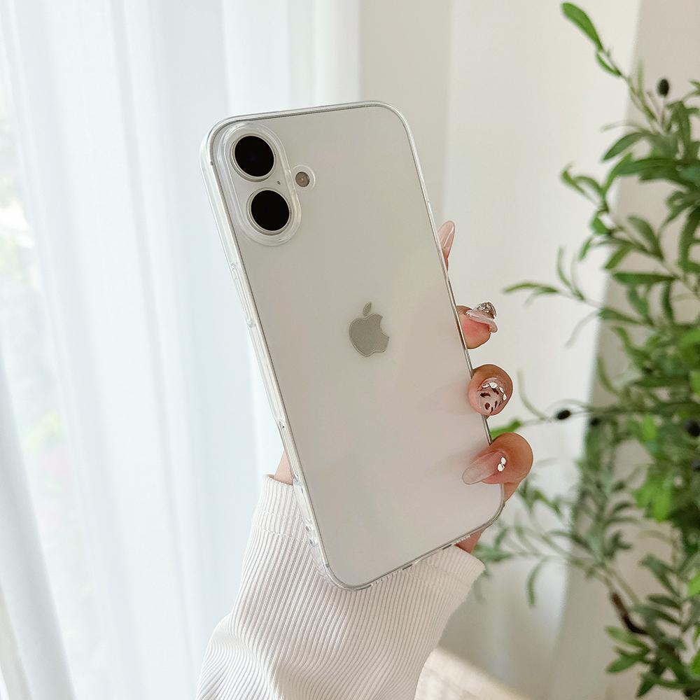 Colorful Candy Color Transparent Soft Case For For Iphone Air 17 16 15 14 13 12 11 Pro Max Plus Mini Silicone Ultra Thin Clear Shell