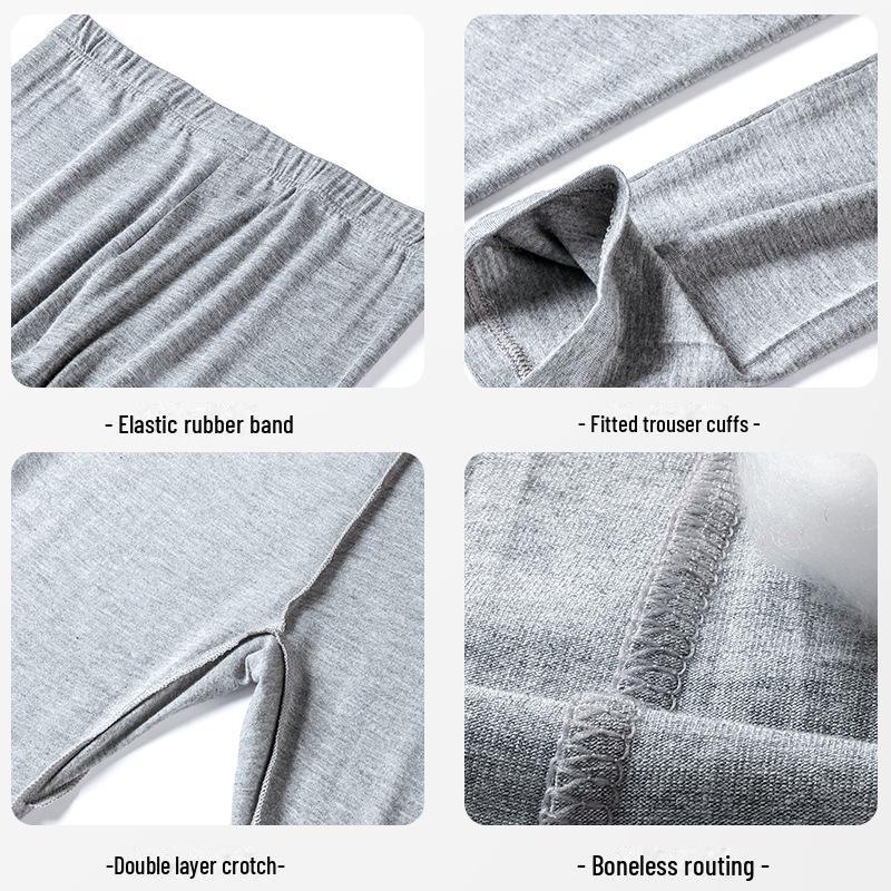 Autumn Elastic Modal Slim-fit Women's Base Pants for Elderly