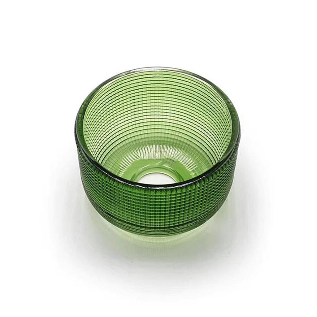 Прозрачный матовый абажур с отверстием 30 мм E14, сменный стеклянный абажур с отверстием 3 см зеленого и янтарного цвета для настенных светильников E12 Candle