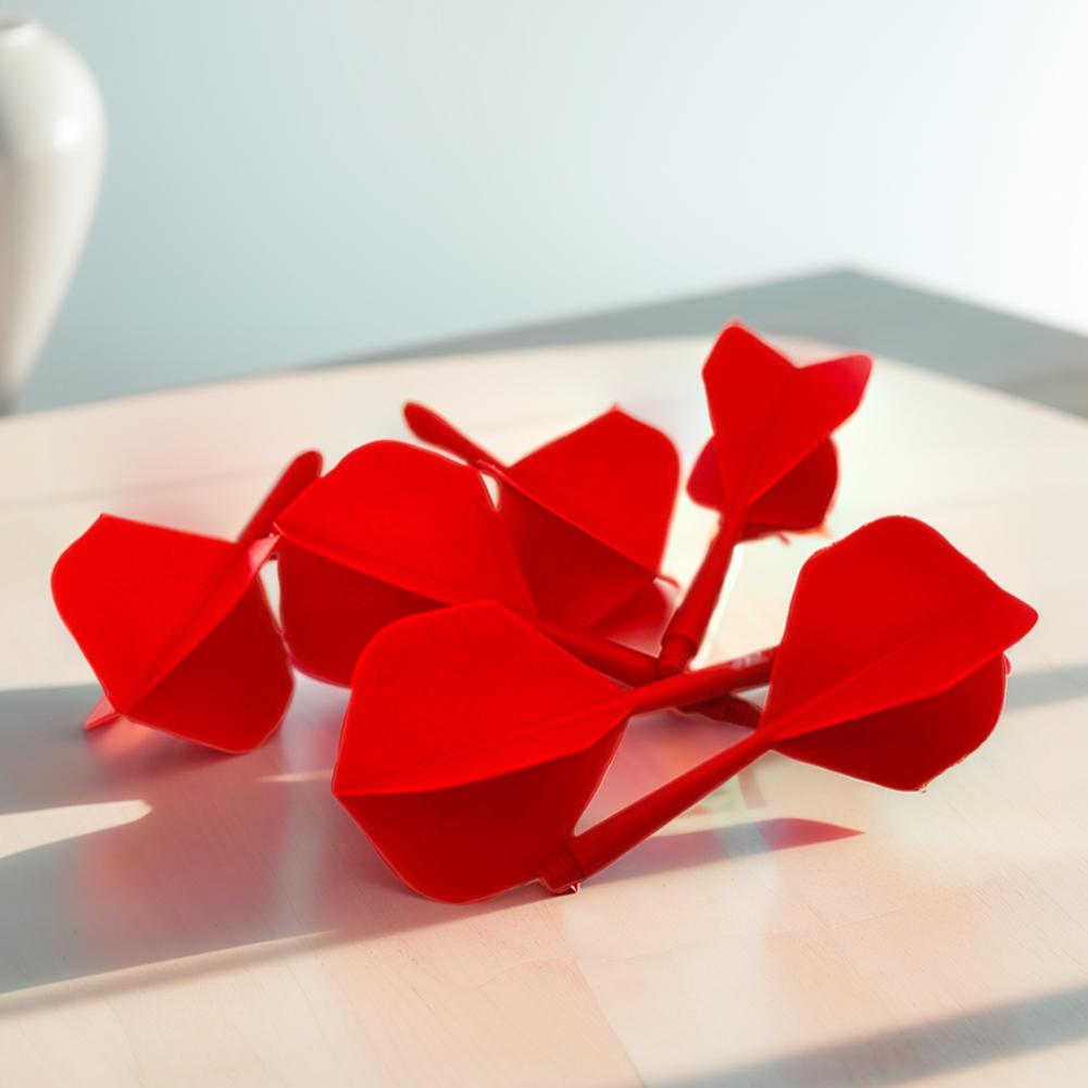 5pcs Integrated Dart Flights and Shafts Standard Shape 2BA Screw In-one Dart Flight Anti-Fall Dart Accessories Kit