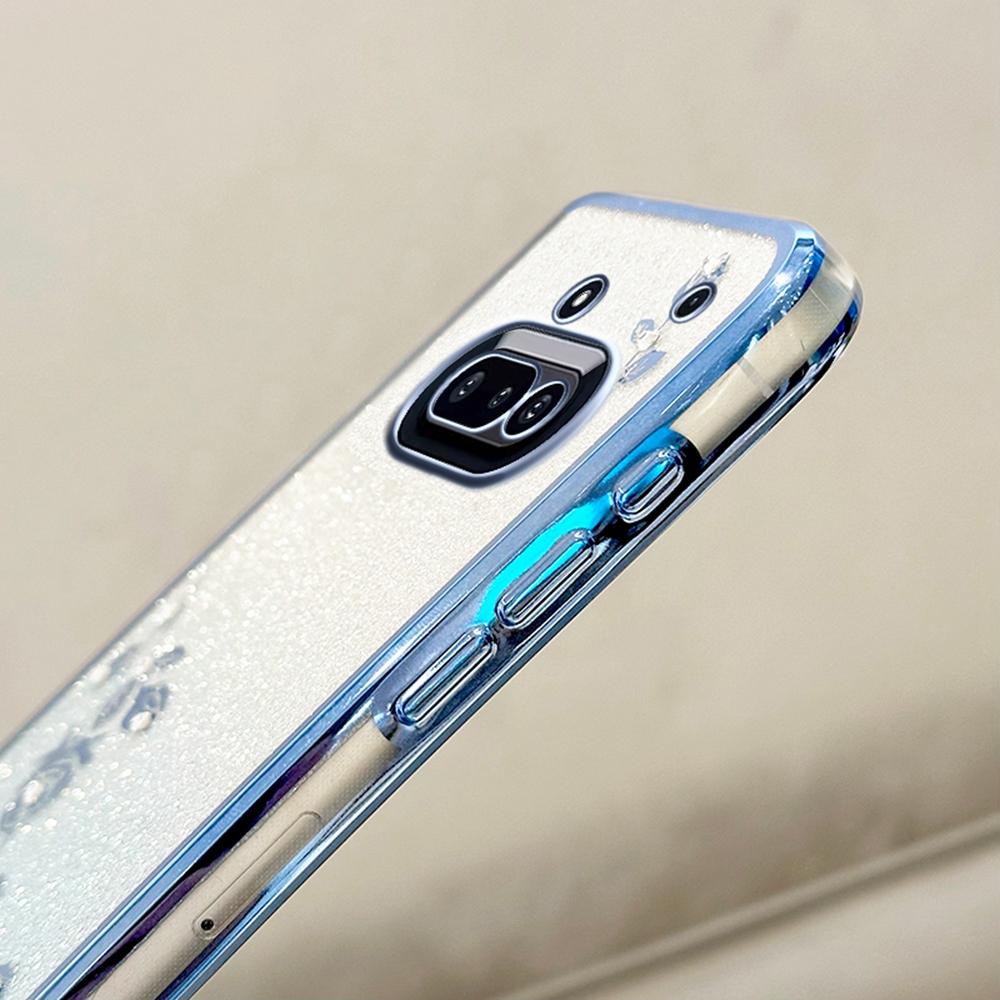 Ни за что Телефон (3a) Чехол с цветочным узором, градиентный чехол для телефона из ТПУ со шнурками