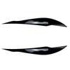 2pcs Car Headlight Eye Lid Covers ABS Carbon Headlight Lamp Eyebrows Trim Stickers for BMW 3 Series F30 F31 318i 320i 2012-2018