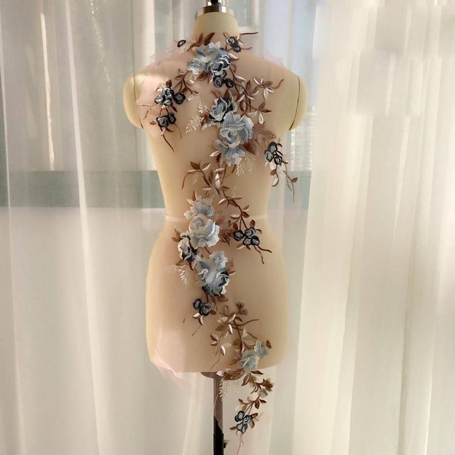 1Pc Big Flower Embroidery Patch For Clothes RepairAppliques