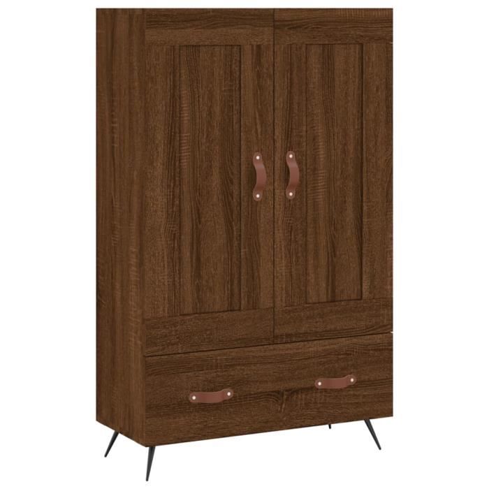 VidaXL Highboard Brown Oak 69.5x31x115 Cm Engineered Wood 830299