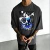 Pokémon Anime Lugia Printed Cotton Tshirt 2026 Summer Mens and Womens Loose Casual Street Versatile Trend Short Sleeved Top