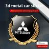 Car Metal Wheat Badge Sticker Window Shield Decals For Mitsubishi Outlander Lancer ASX Eclipse L200 Pajero Delica Mirage Attrage